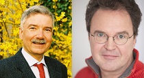Dr. Günther Gebhardt und Pfarrer Ralf Häußler